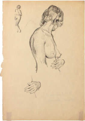 Вышеславцев Николай Николаевич. Фрагментарные зарисовки человеческого тела 